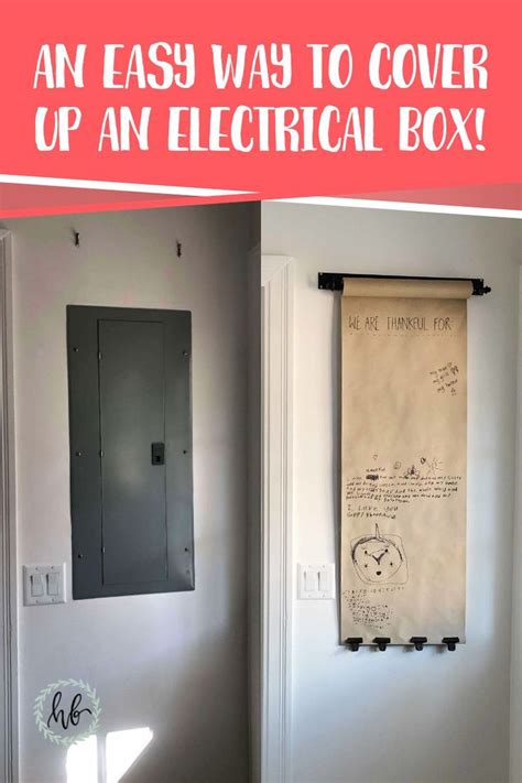 can you put a picture over electrical box|hanging pictures over breaker boxes.